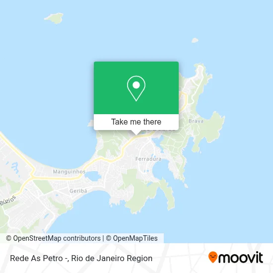 Rede As Petro - map