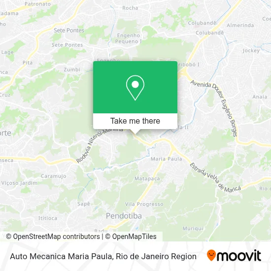 Auto Mecanica Maria Paula map