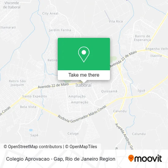 Colegio Aprovacao - Gap map