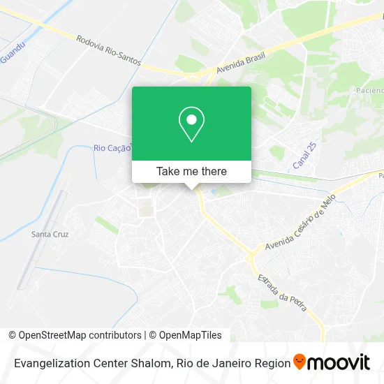 Evangelization Center Shalom map