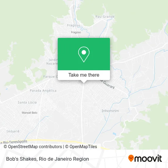 Bob's Shakes map