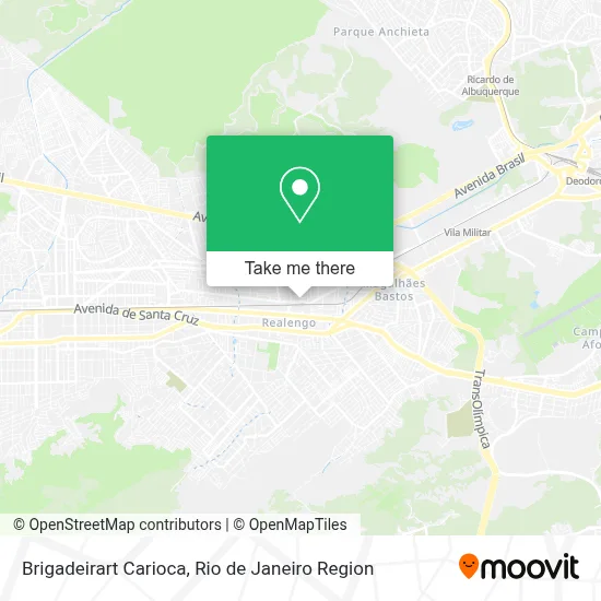 Brigadeirart Carioca map
