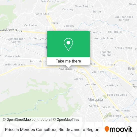 Priscila Mendes Consultora map