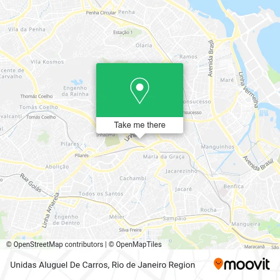 Unidas Aluguel De Carros map
