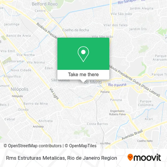 Rms Estruturas Metalicas map