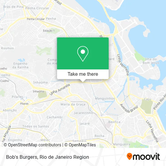 Bob's Burgers map
