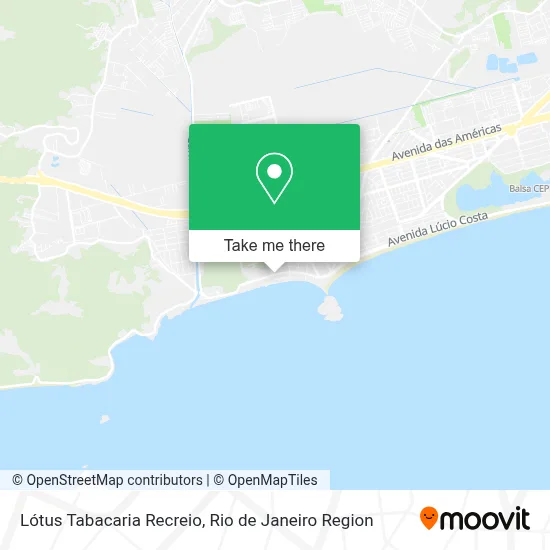 Lótus Tabacaria Recreio map