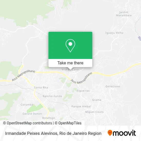 Irmandade Peixes Alevinos map