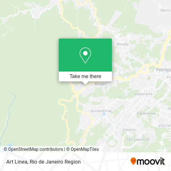 Art Linea map