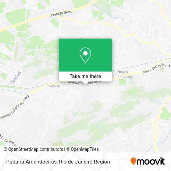 Padaria Amendoeiras map