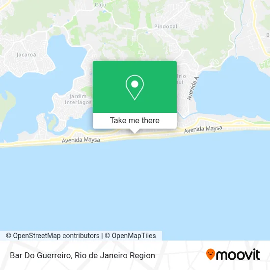 Bar Do Guerreiro map