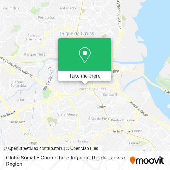Clube Social E Comunitario Imperial map