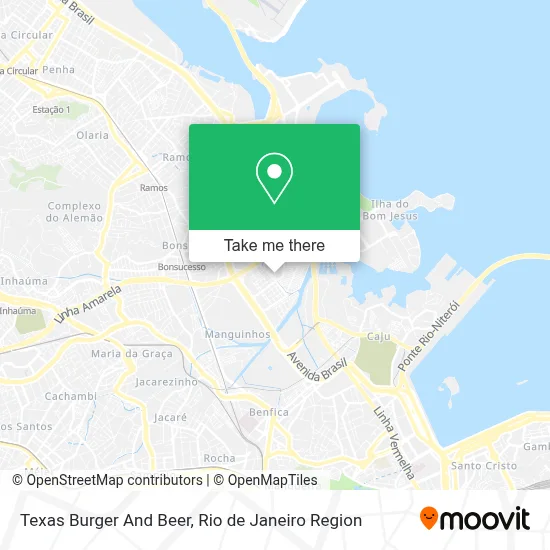 Texas Burger And Beer map