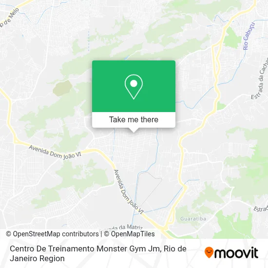 Centro De Treinamento Monster Gym Jm map