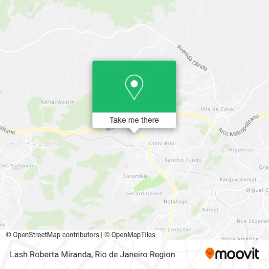Lash Roberta Miranda map