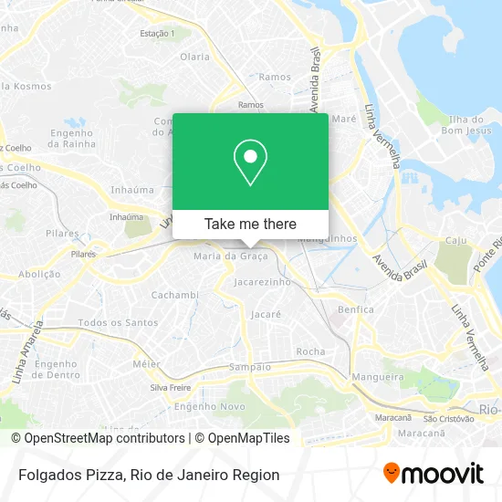 Folgados Pizza map