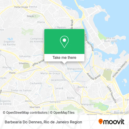 Barbearia Do Dennes map