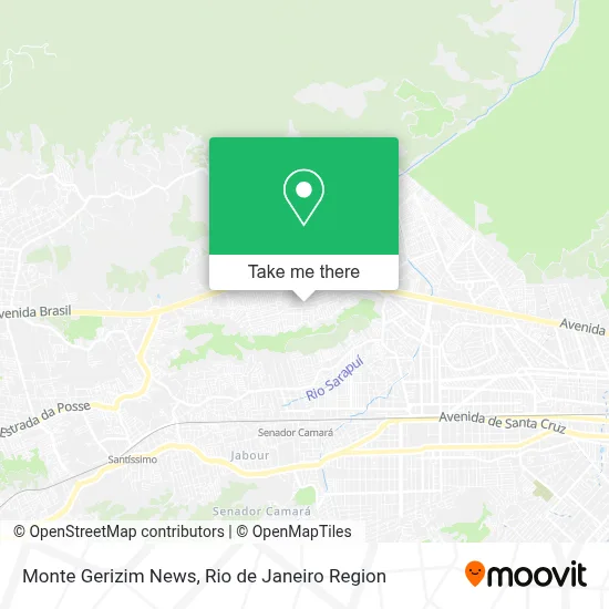 Monte Gerizim News map