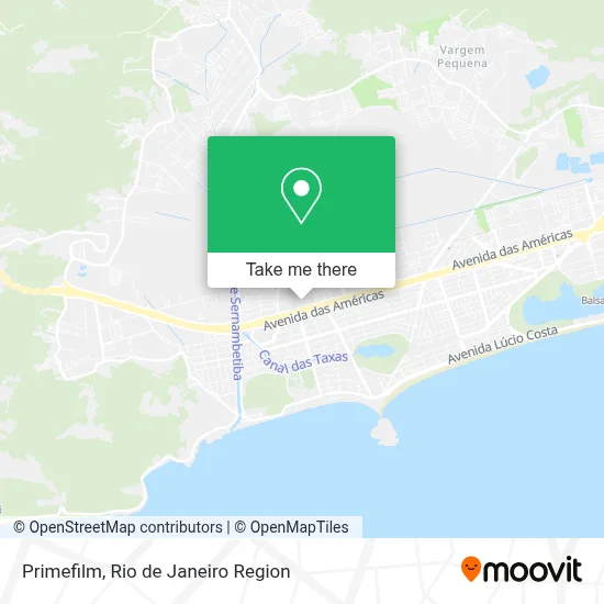 Primefilm map