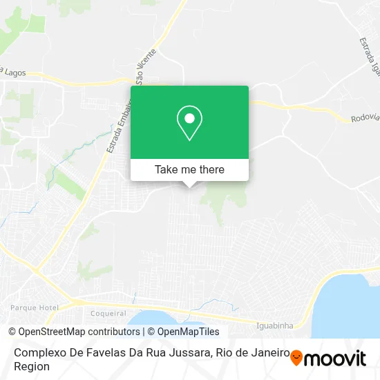 Complexo De Favelas Da Rua Jussara map