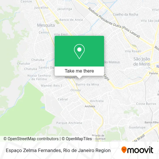 Espaço Zelma Fernandes map