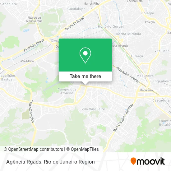 Agência Rgads map