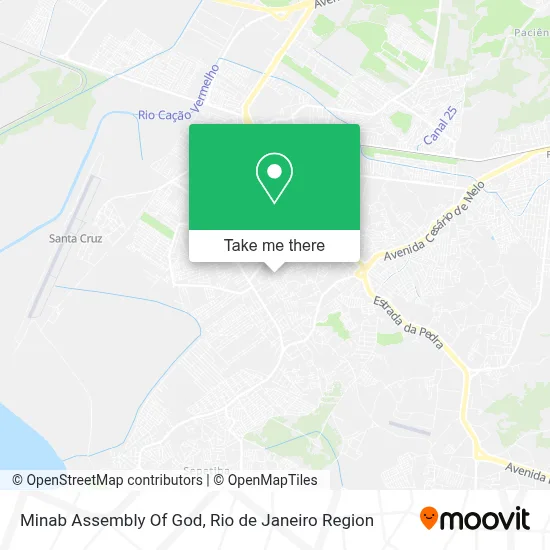 Minab Assembly Of God map
