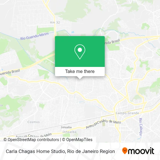 Carla Chagas Home Studio map
