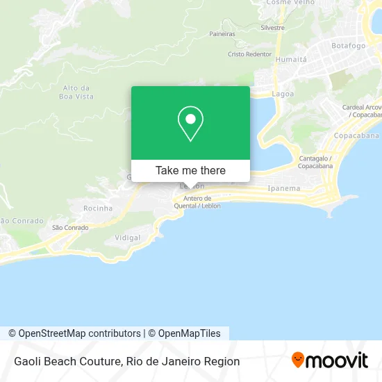 Gaoli Beach Couture map