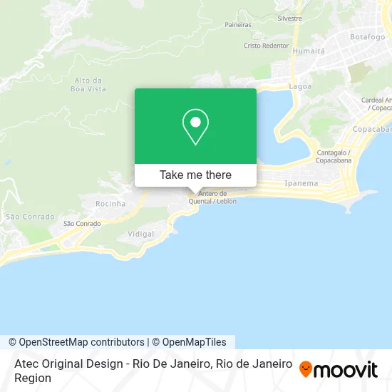 Atec Original Design - Rio De Janeiro map