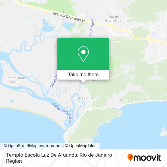 Templo Escola Luz De Aruanda map