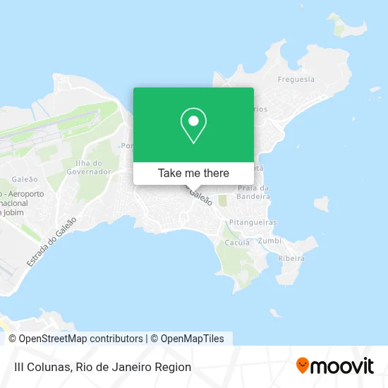 III Colunas map