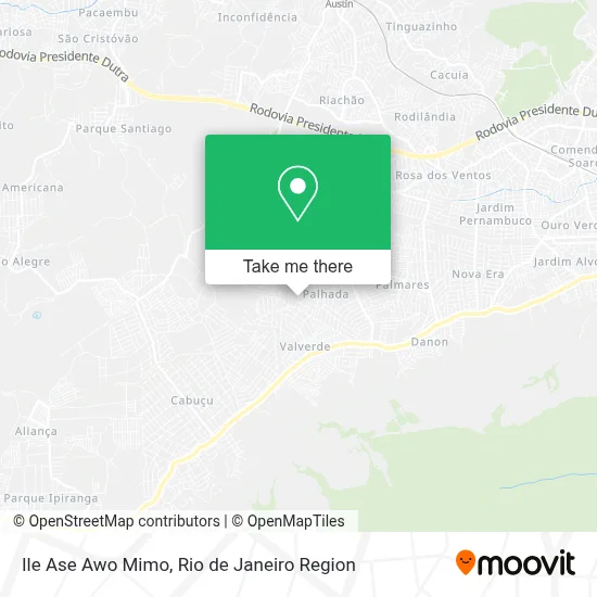 Ile Ase Awo Mimo map