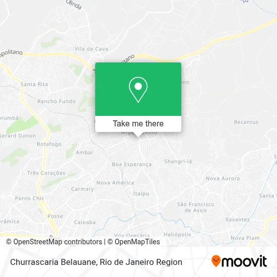 Churrascaria Belauane map