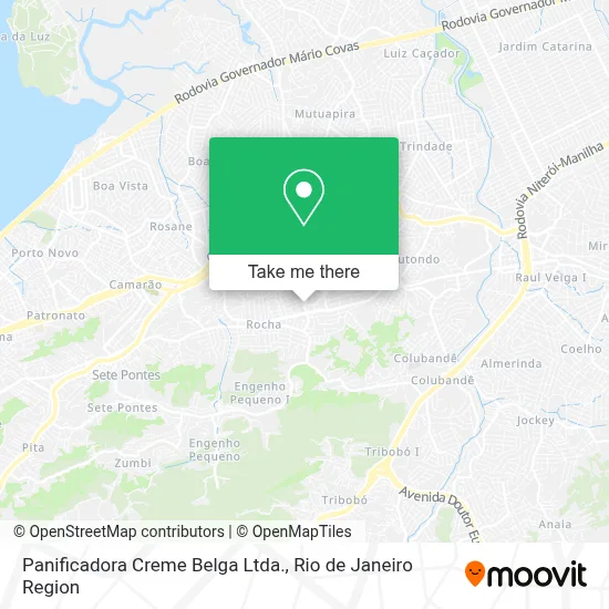Panificadora Creme Belga Ltda. map