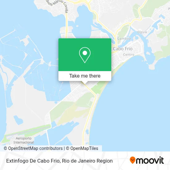 Extinfogo De Cabo Frio map