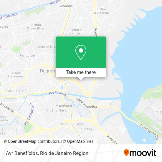 Avr Benefícios map