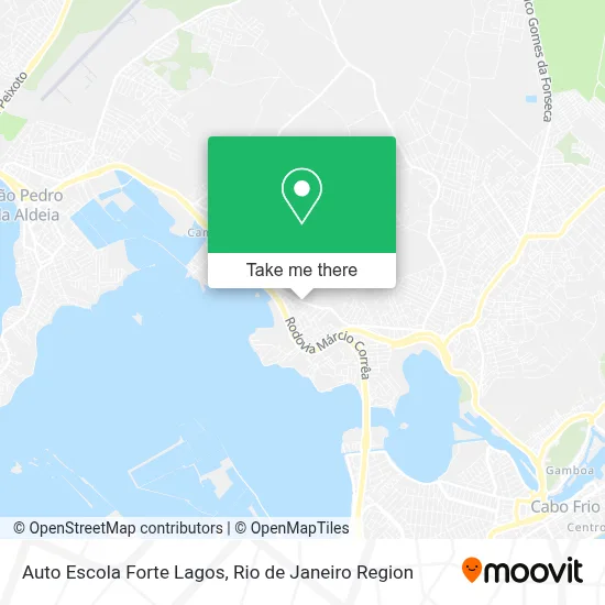 Auto Escola Forte Lagos map
