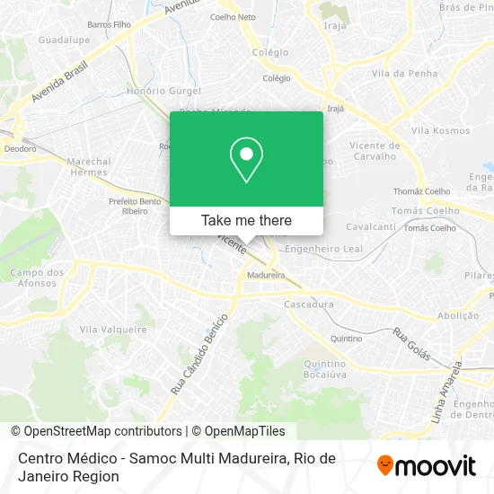 Centro Médico - Samoc Multi Madureira map