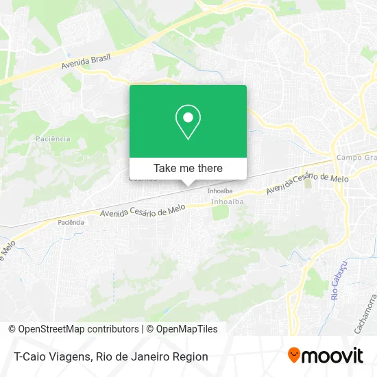 T-Caio Viagens map