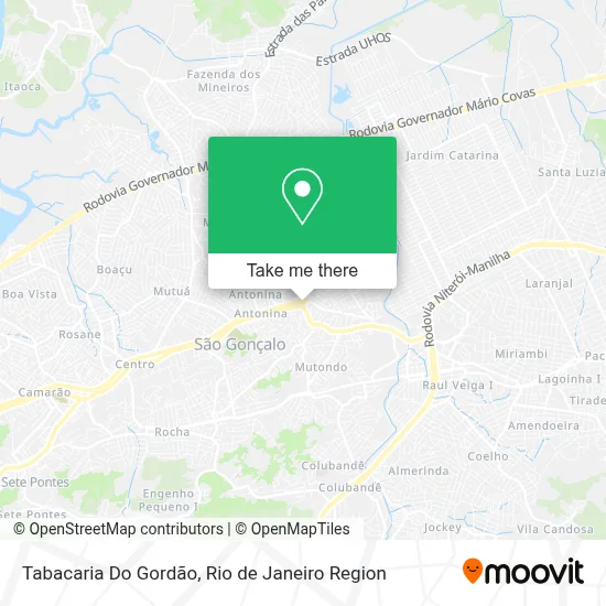 Tabacaria Do Gordão map