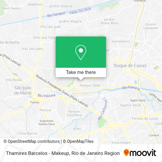 Thamires Barcelos - Makeup map