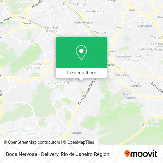 Boca Nervosa - Delivery map