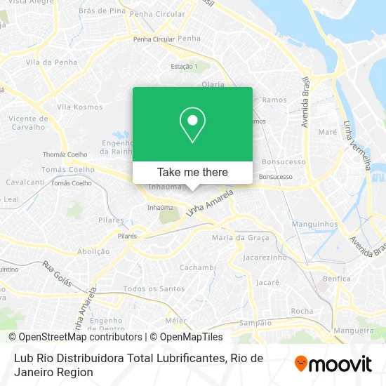 Lub Rio Distribuidora Total Lubrificantes map
