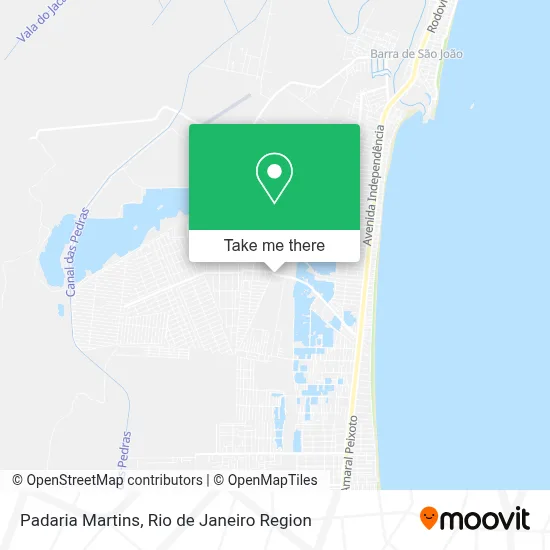 Padaria Martins map
