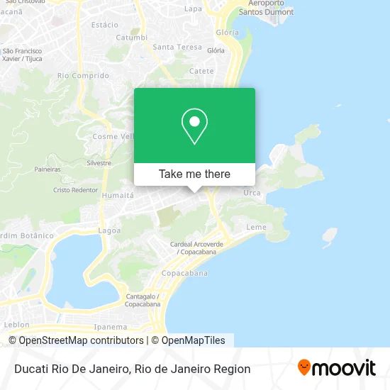 Ducati Rio De Janeiro map