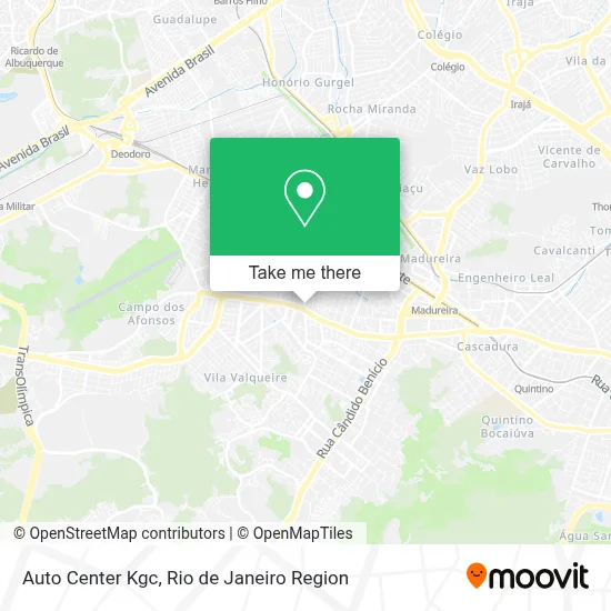 Auto Center Kgc map