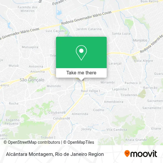 Alcântara Montagem map