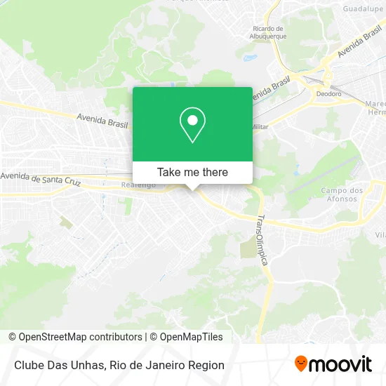 Clube Das Unhas map