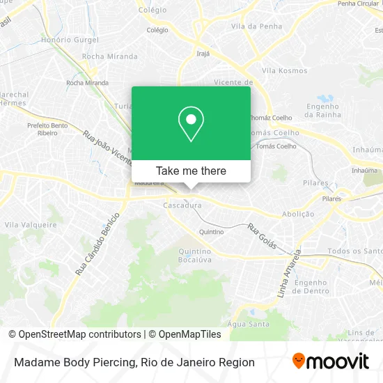 Madame Body Piercing map